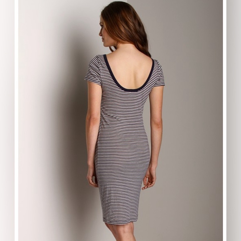 Splendid black and white striped dress Size small